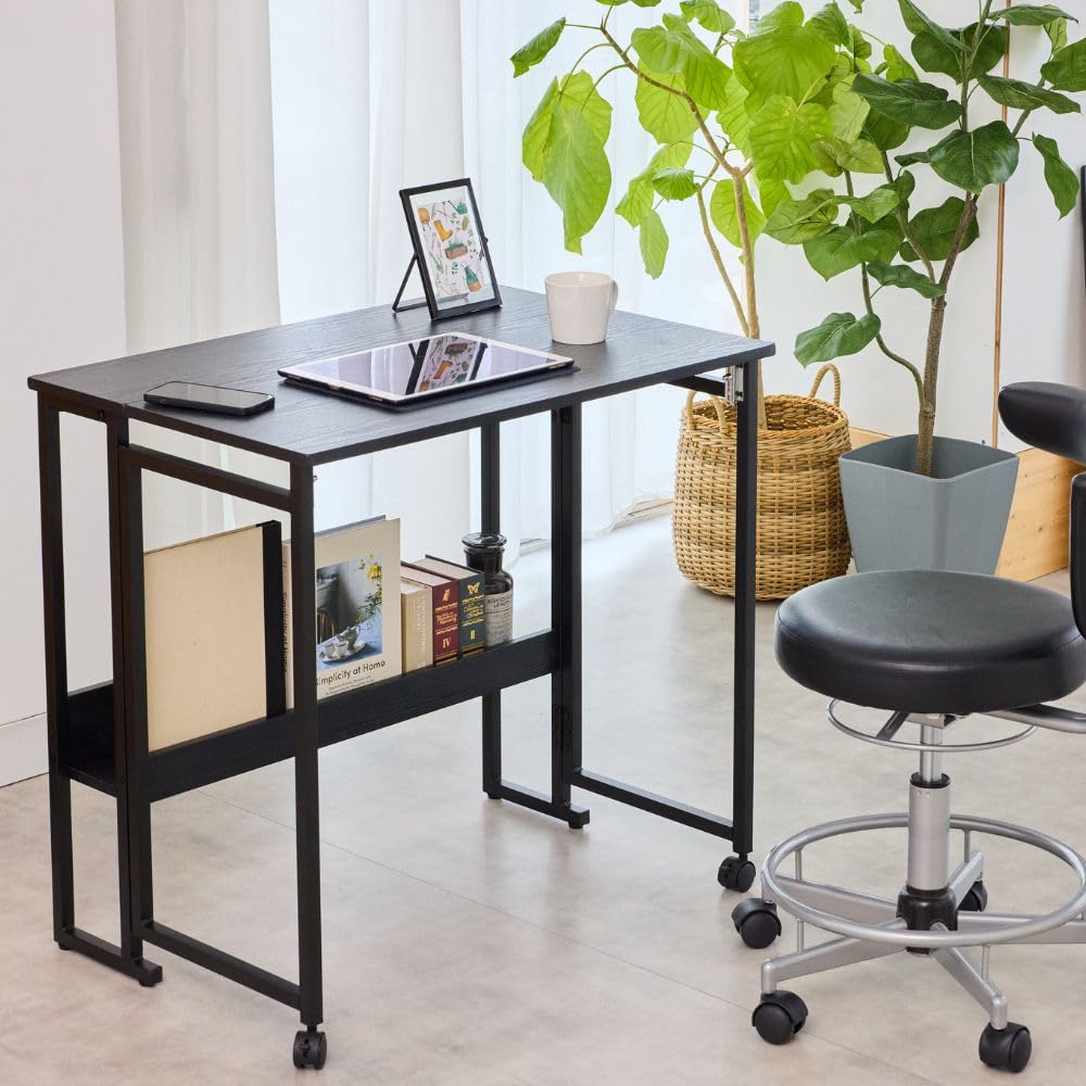 Amazon | 【I'm home掲載】 折りたたみデスク テレワークデスク 幅80